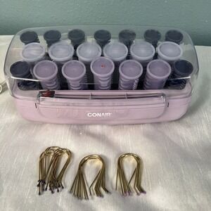 Conair Easy Start Hot Rollers 20 Multi Sized Tangle Free Plastic  HS11 - Read